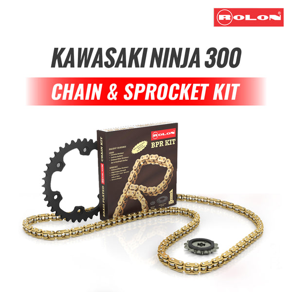 Rolon Brass Chain Sprocket for Kawasaki Ninja 300