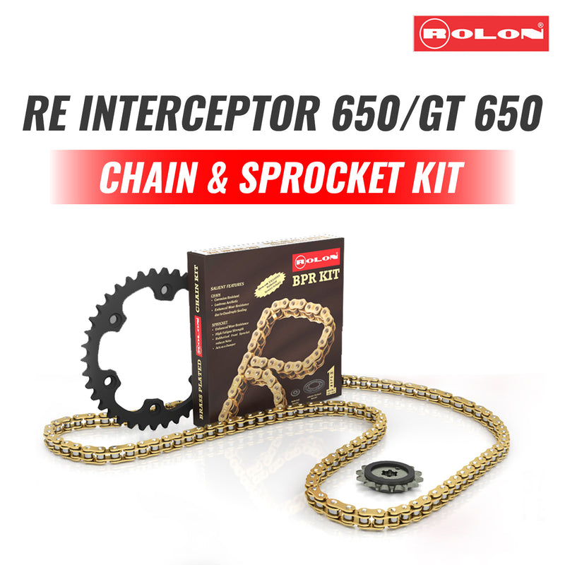 Rolon Brass Chain Sprocket For Royal Enfield Interceptor 650/GT 650