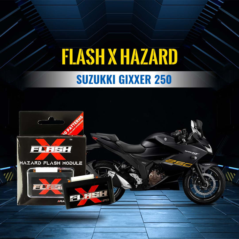 Flash X Hazard For Suzukki Gixxer 250