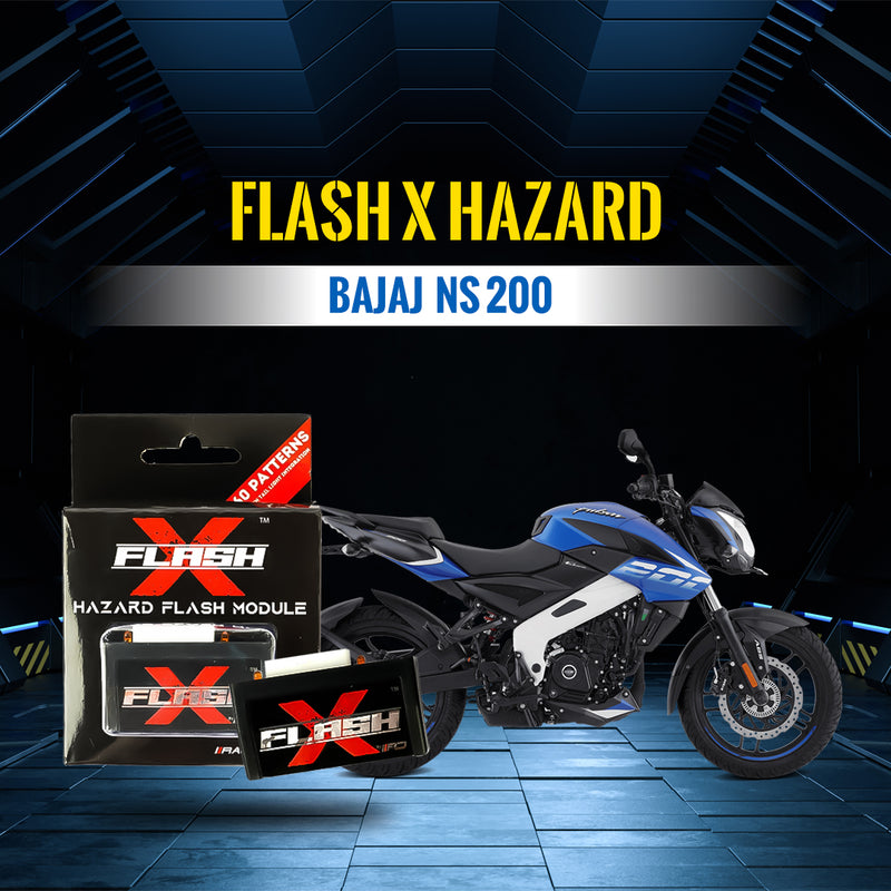 Flash X Hazard For Bajaj Ns 200