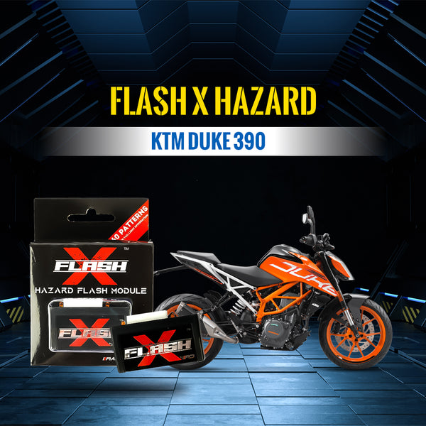Flash X Hazard For KTM RC 390/Duke 390