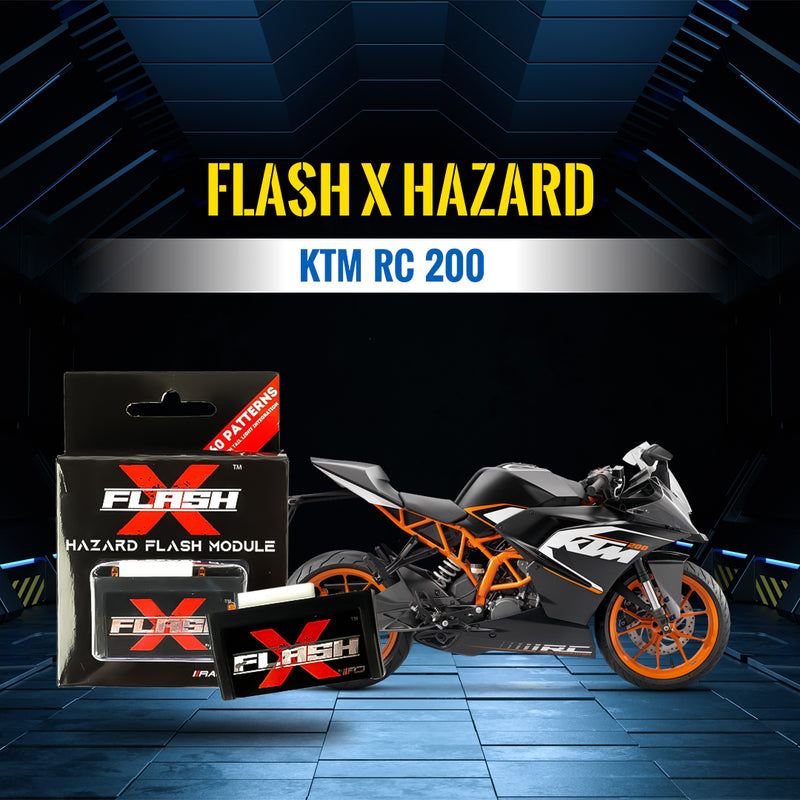 Flash X Hazard For KTM Rc/Duke 200