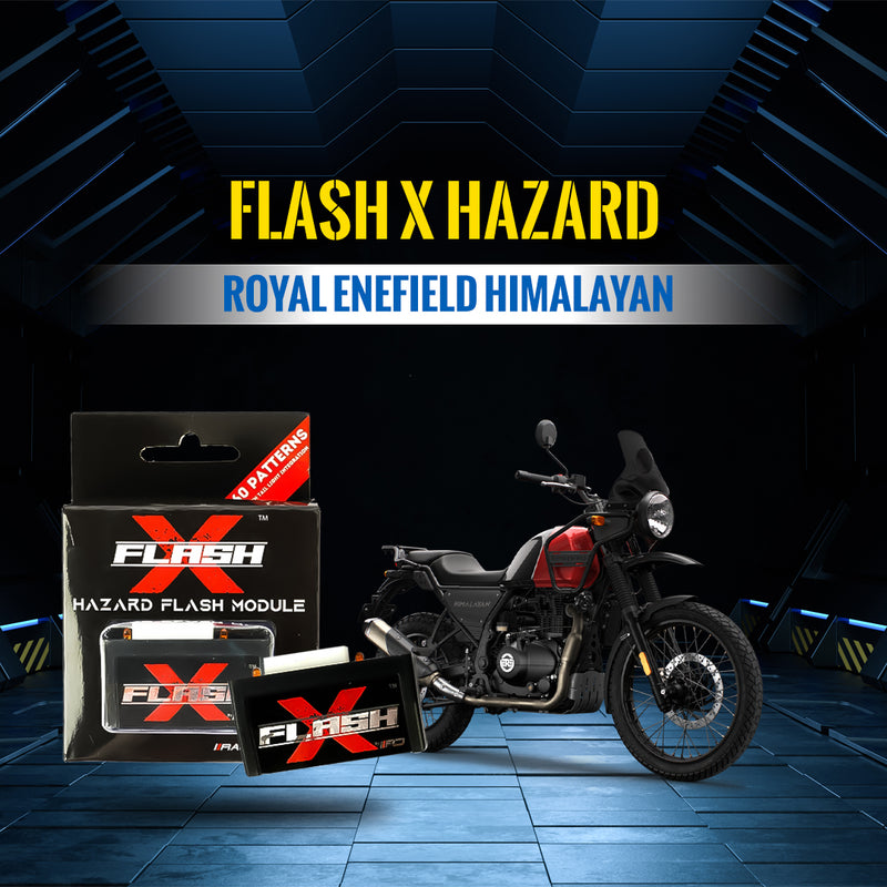 Flash X Hazard For Royal Enefield Himalayan