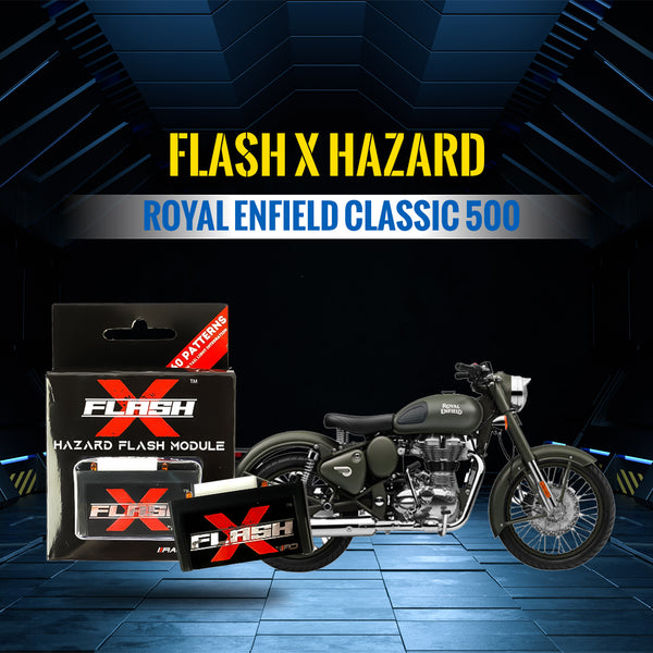 Flash X  Hazard For Royal Enefield Classic 500