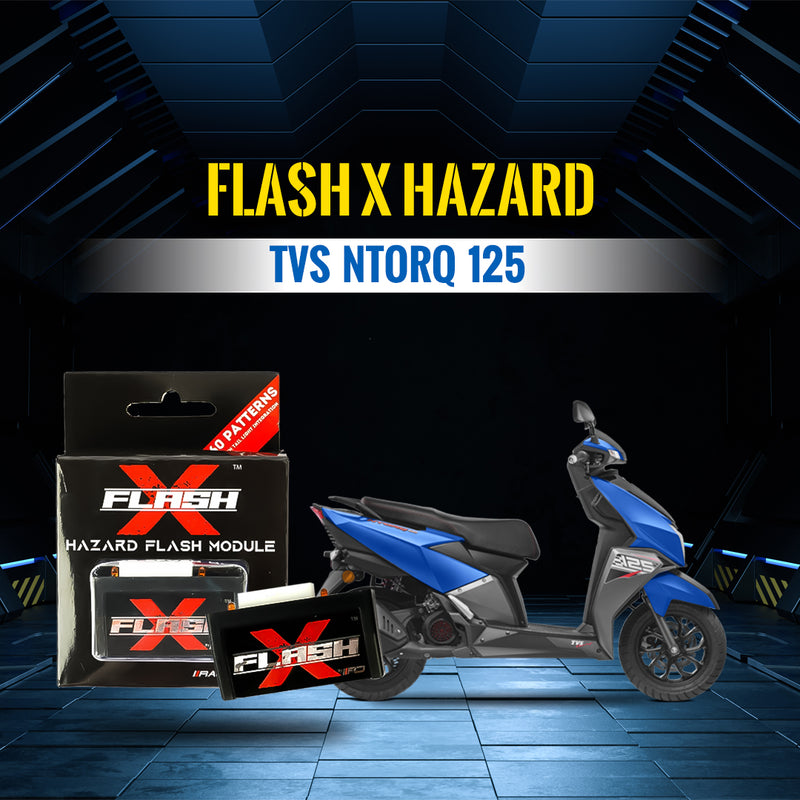 Flash X Hazard  For Tvs Ntorq 125